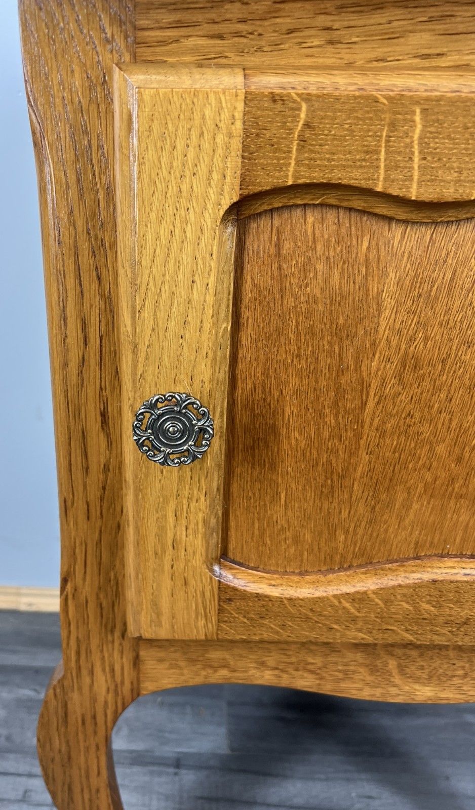 Bedside Table Vintage French Louis XVI Style Nightstand Cabinet Lot 4314 photo 109.0