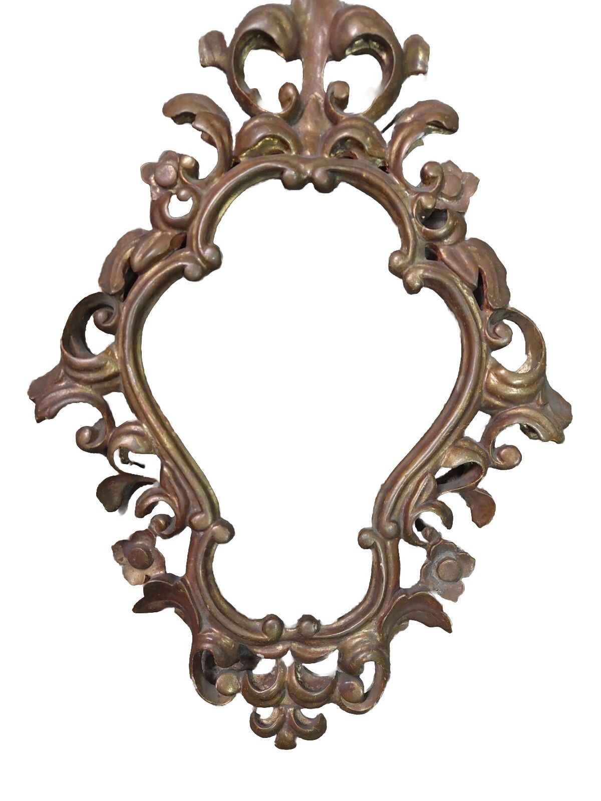 Baroque Carved Wood Frame First Half Of The 900s Gilded photo vinterior
