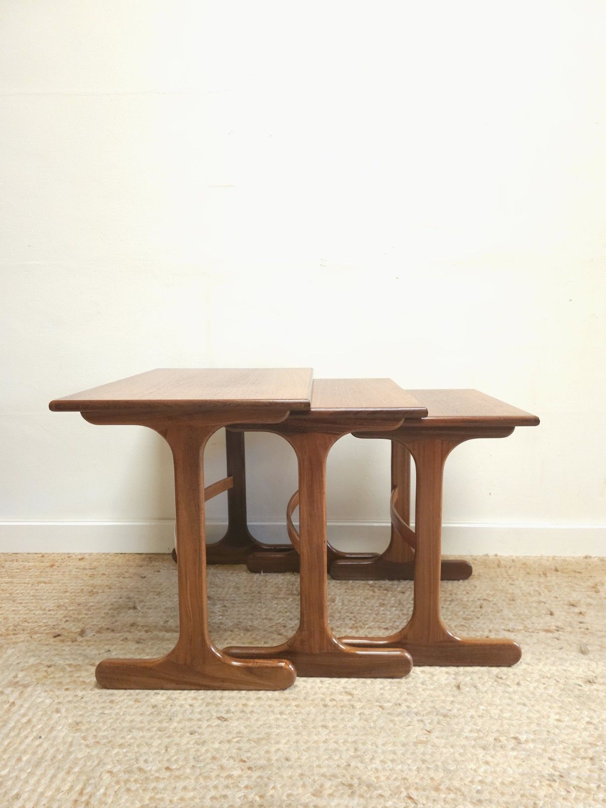 G Plan Nest Of Coffee Tables Mid Century Original 1970s Vintage Delivery photo furniture