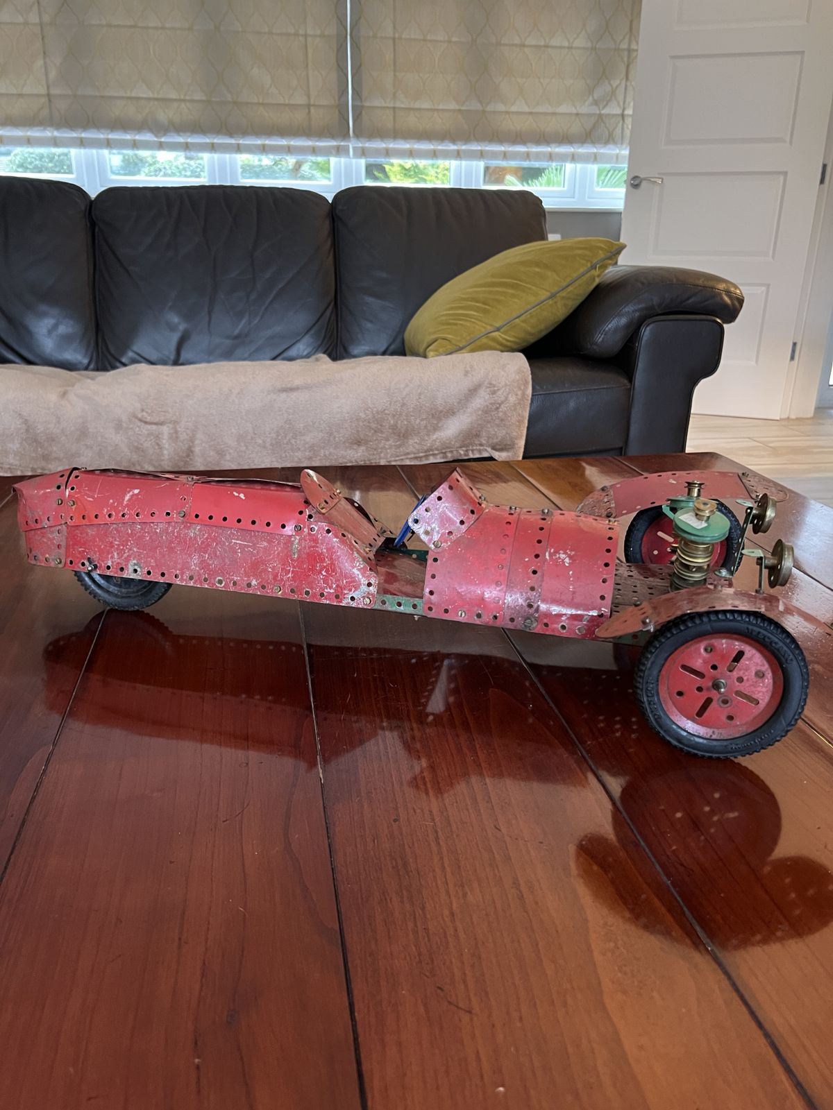 Large Vintage Meccano Racing Car Model