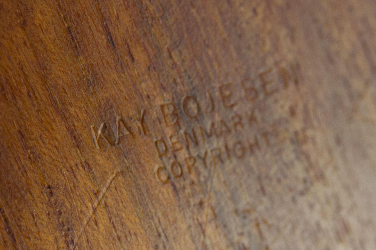 Danish Mid Century Modern Teak Bowl By Kay Bojesen, 1950s. photo 531.0