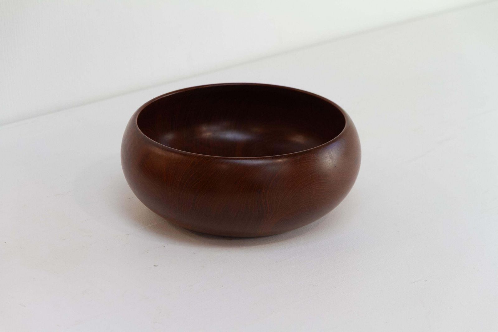 photo for sale Danish Mid Century Modern Teak Bowl By Kay Bojesen, 1950s.
