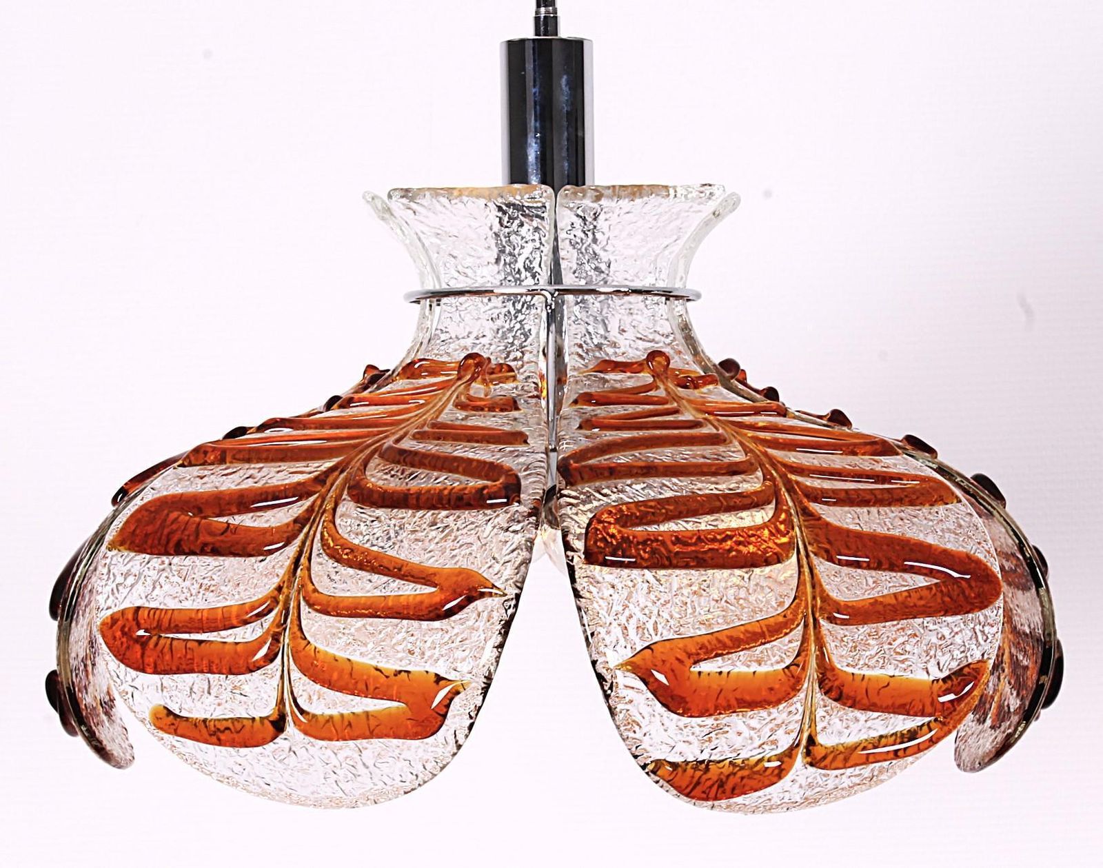 1355.0 Big Carlo Nason Chandelier For Mazzega In Murano Glass photo