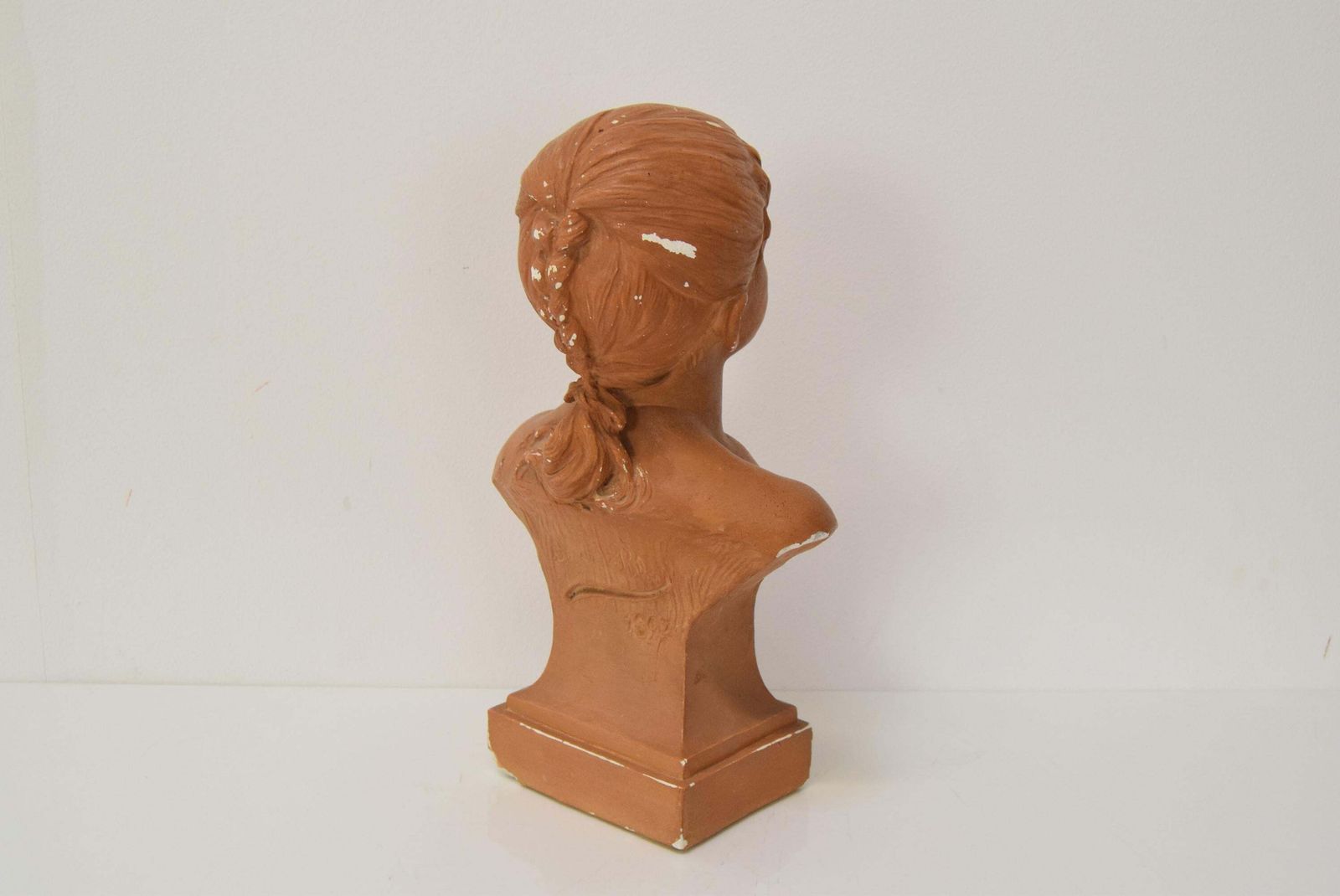 Plaster Bust From The Belle époque Period By Jindřich říha, 1890s. photo buy