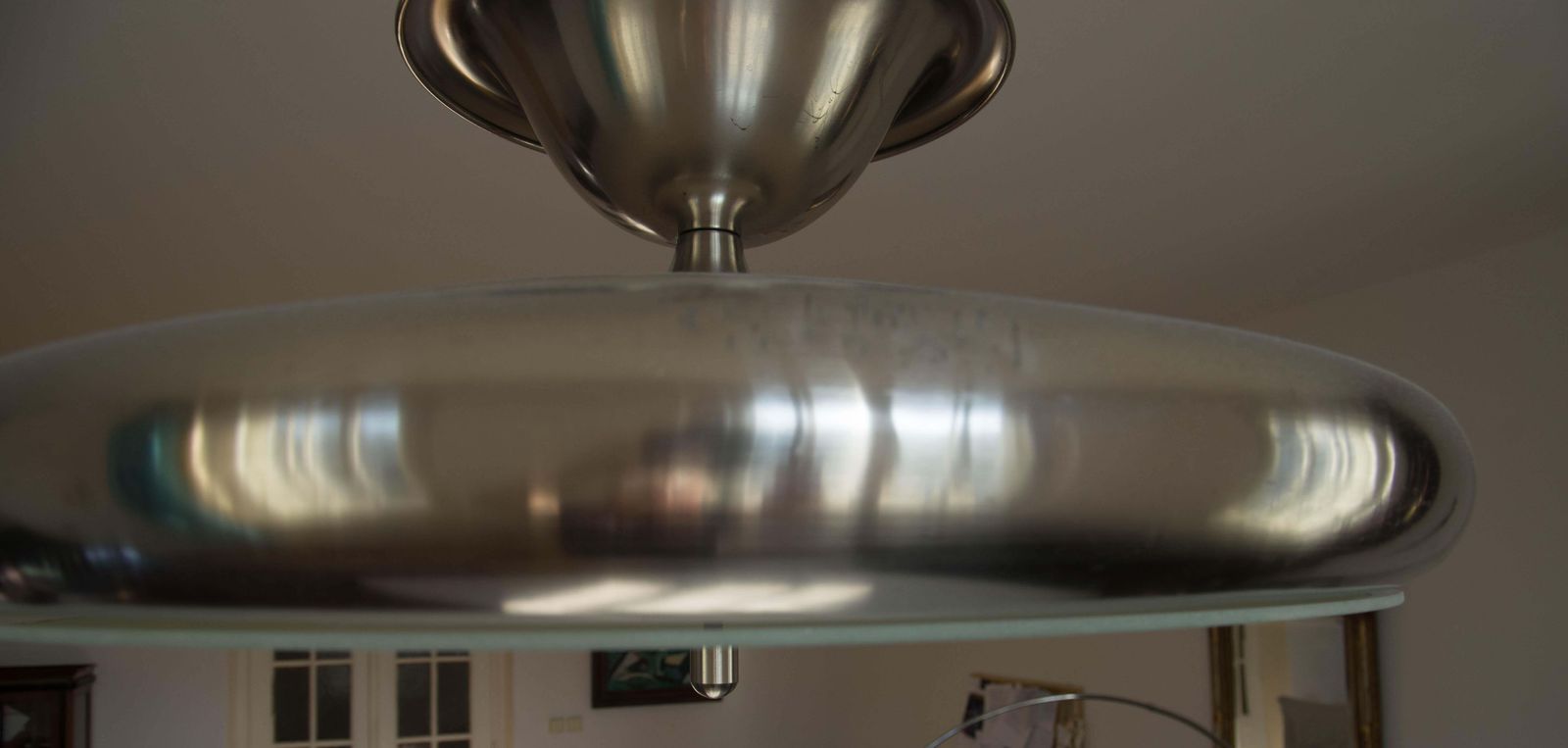 Rare Large Bauhaus Chandelier By Anyz For Ias, 1920, Restored photo Lighting