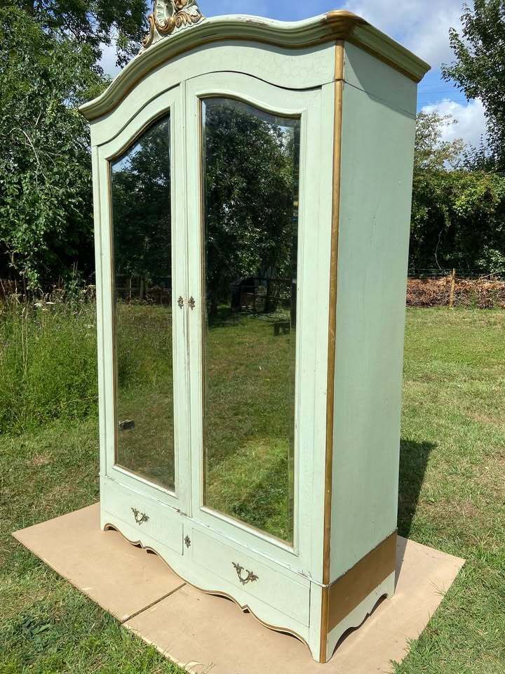 Antique French Armoire/Double Wardrobe