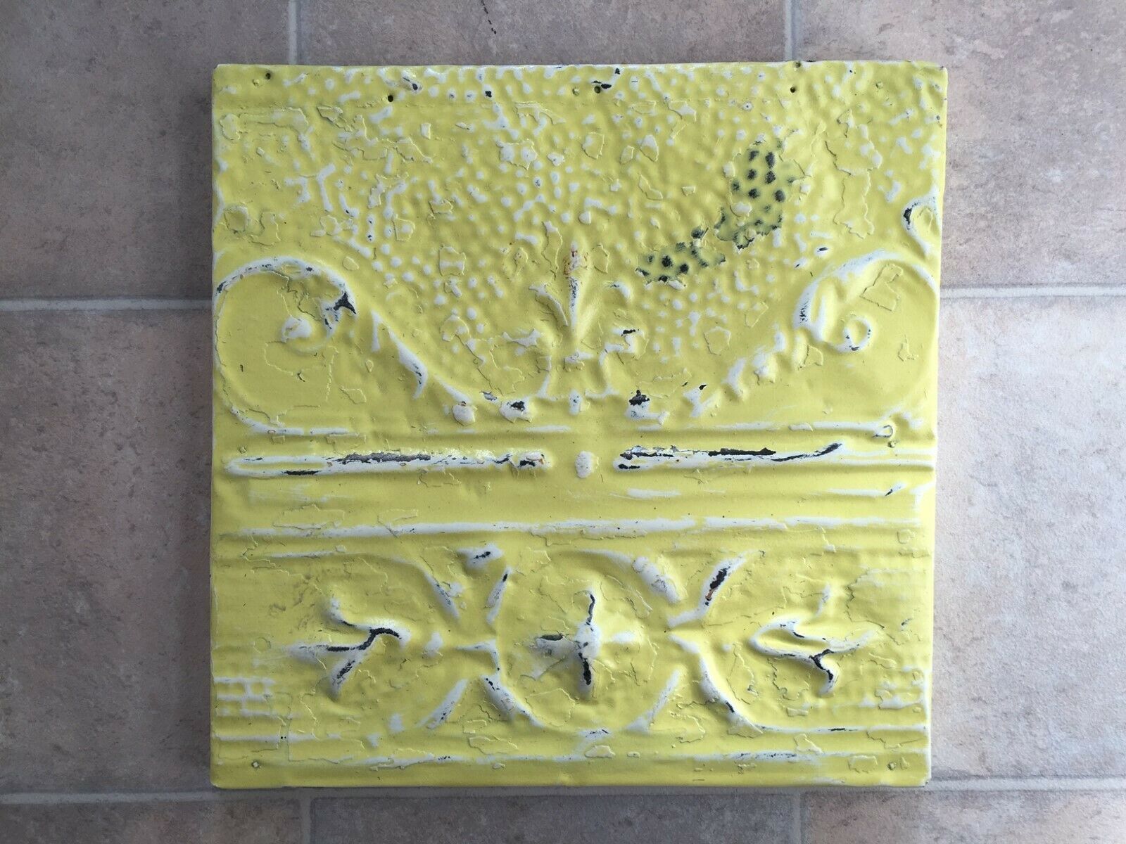 Genuine Antique/Vintage Tin Panels Salvaged From New York