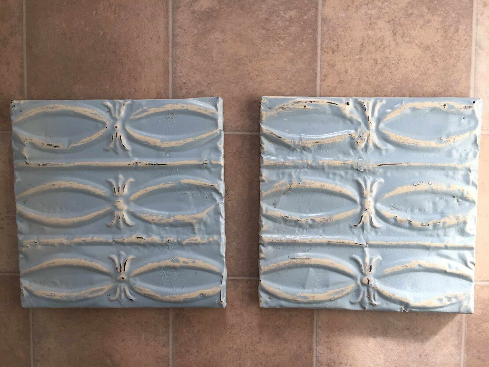 Genuine Antique/Vintage Tin Panels Salvaged From New York