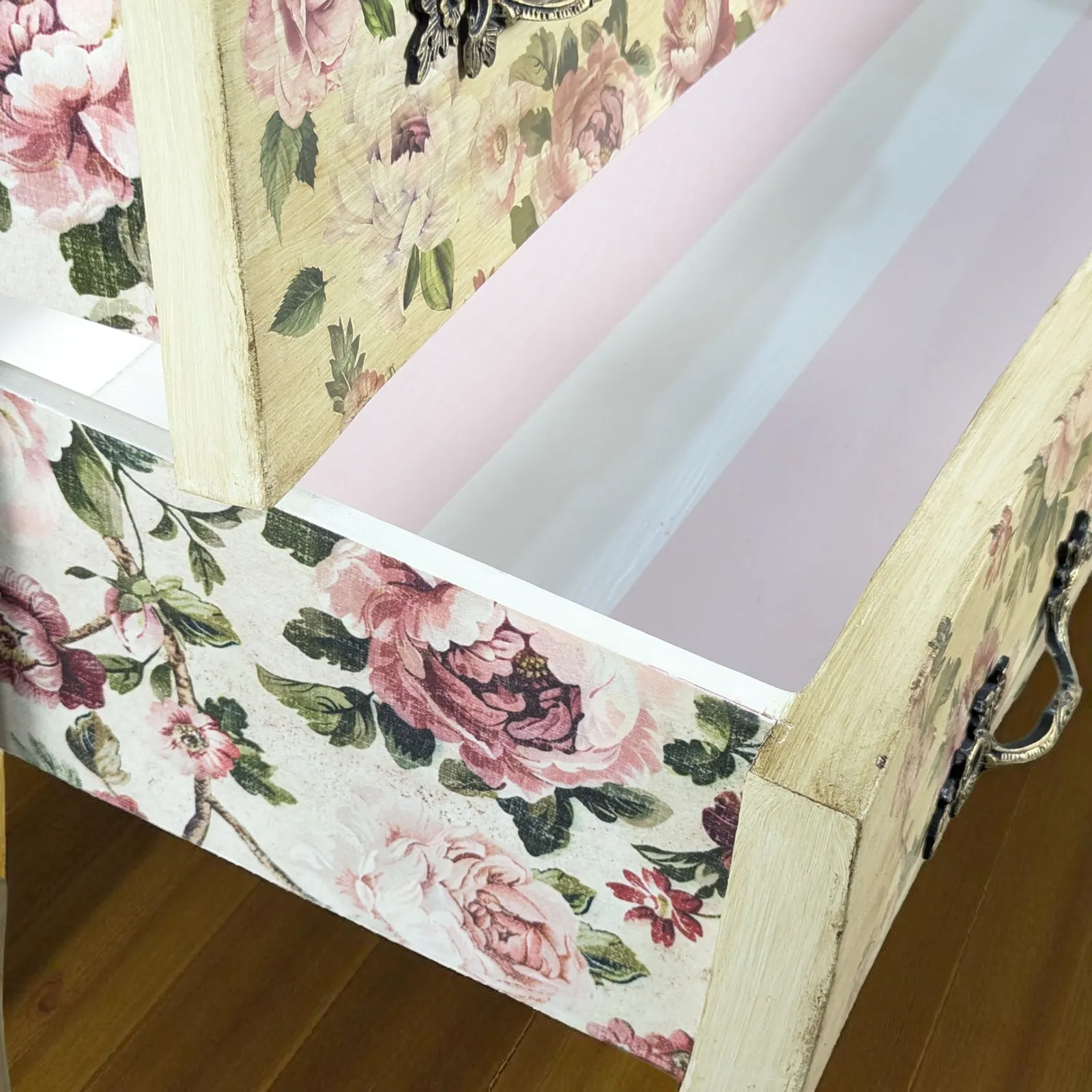 photo for sale Vintage French Carved  Large Bombay Chest Of Drawers