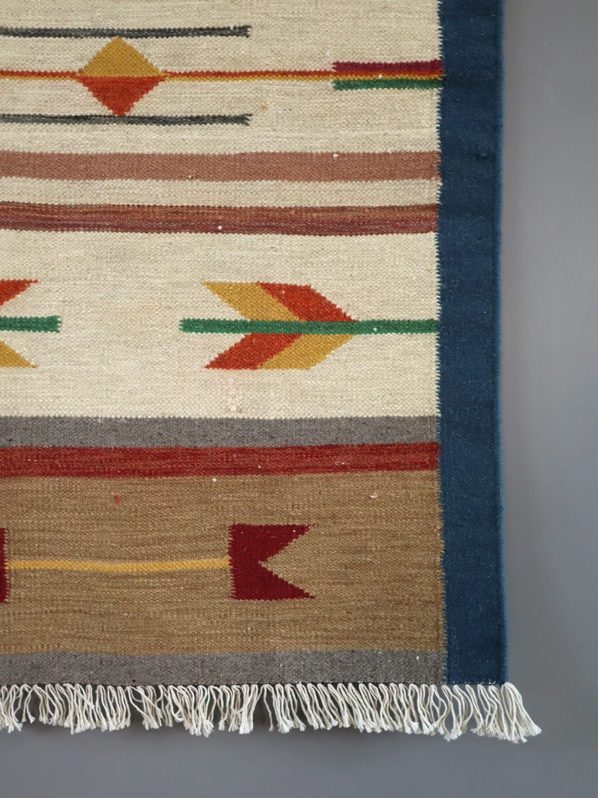 Arrows By Blue Wall Hanging, Mid 20th Century photo Art