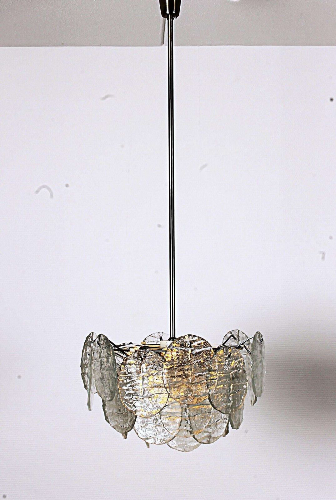 1990.0 Kalmar Big 27 Pc Iceglass 3423 Chandelier By Carlo Nason photo