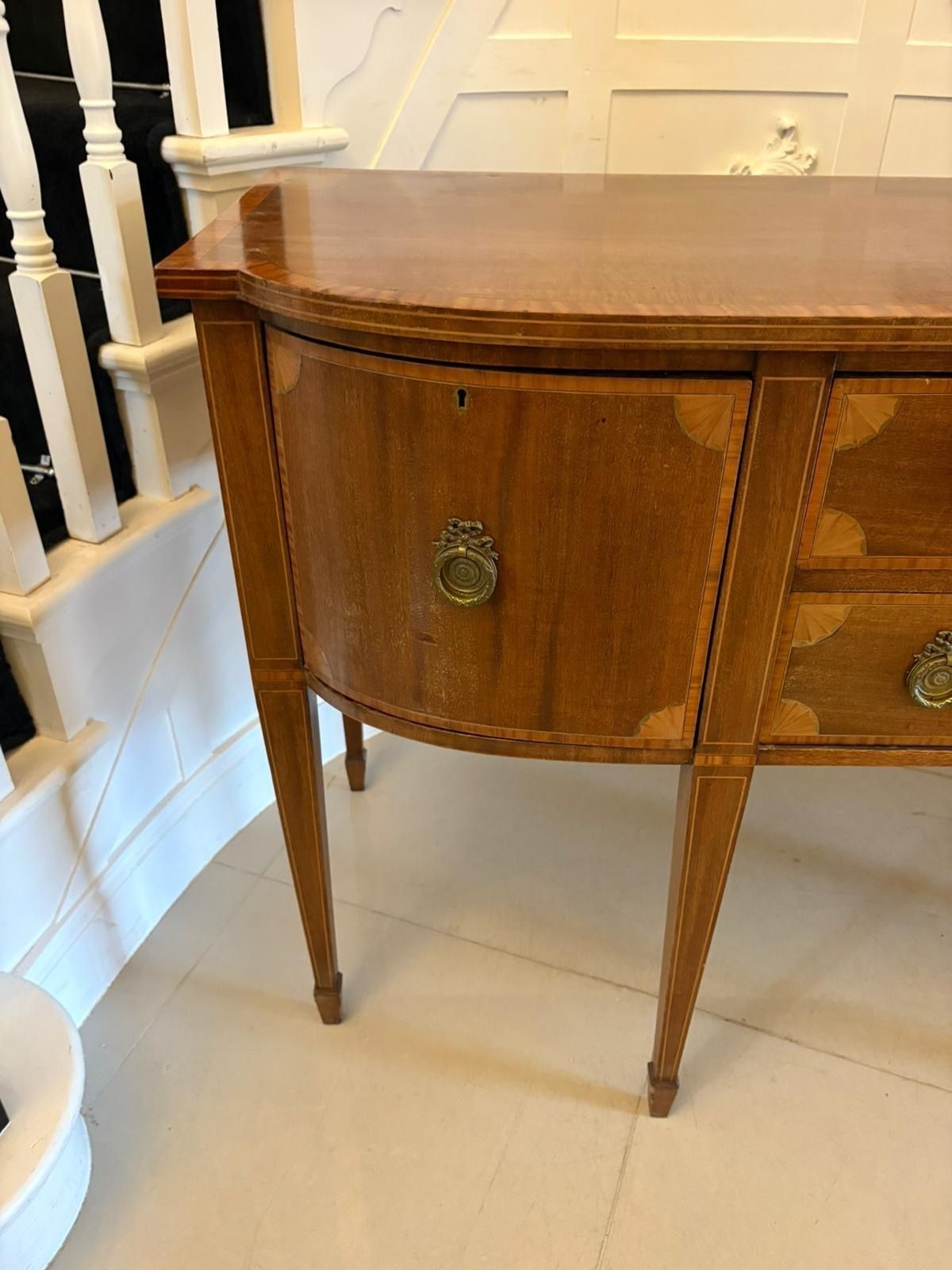 Antique Quality Mahogany And Satinwood Crossbanded Sideboard photo buy