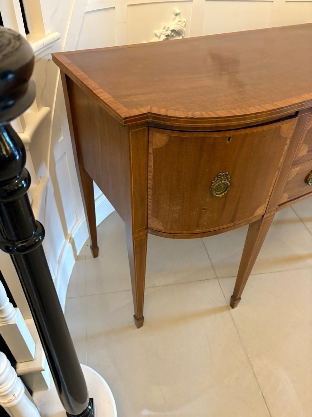 photo for sale Antique Quality Mahogany And Satinwood Crossbanded Sideboard
