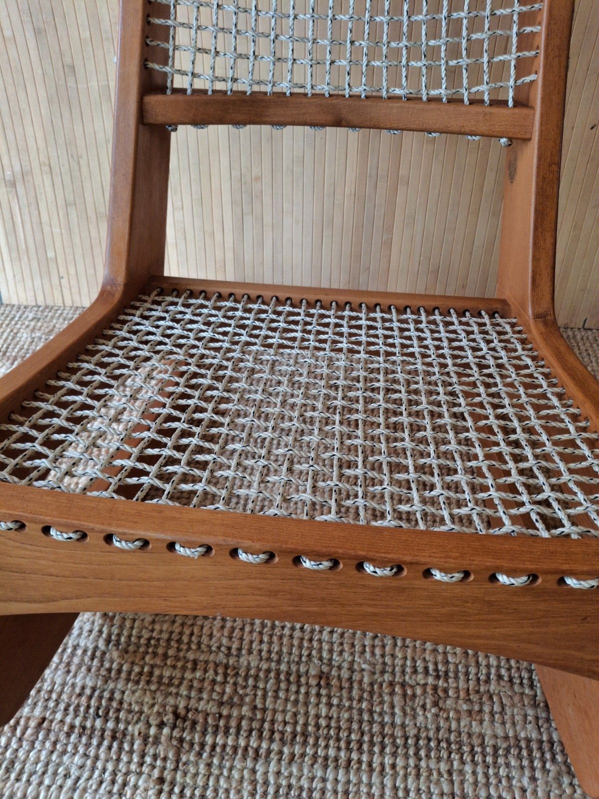 Fab Vintage 1970s Jeremy Broun Studio High Backed Rocking Chair Ash? Blonde Wood photo Furniture