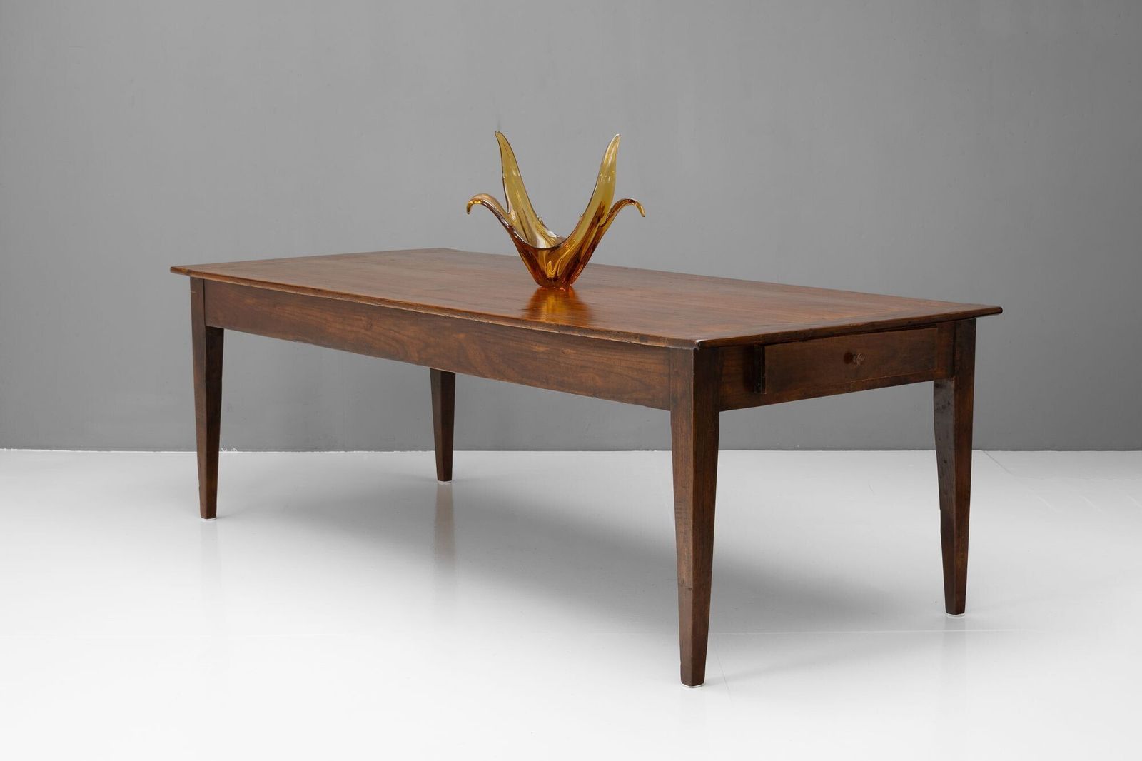 Pine Top Farm Table, 1800s, Antique