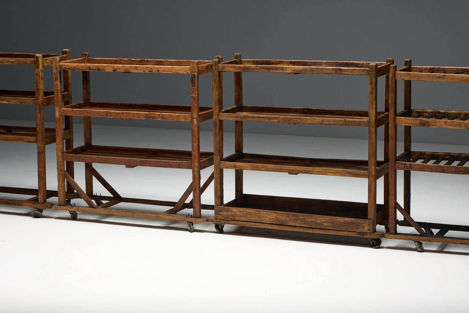 2019.0 Folk Art Bakery Racks, France, Early 20th Century photo