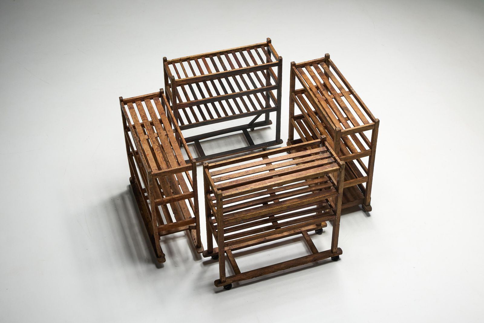 photo buy Folk Art Bakery Racks, France, Early 20th Century