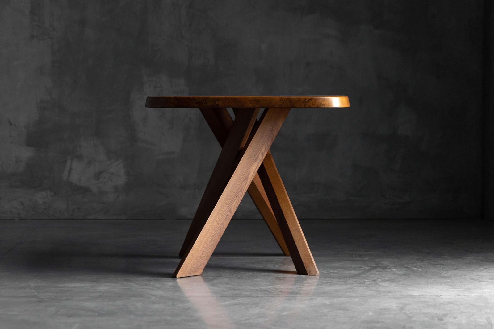 10738.0 T35a Dining Table By Pierre Chapo, France, 1970s photo