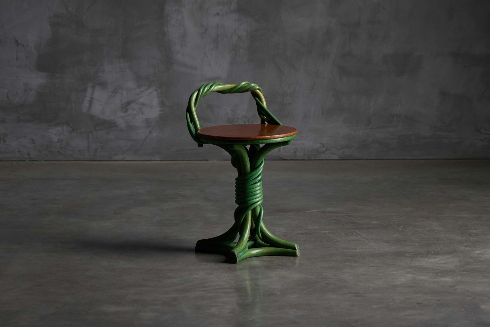 photo for sale Whimsical Vine Twist Stools, France, Late 20th Century