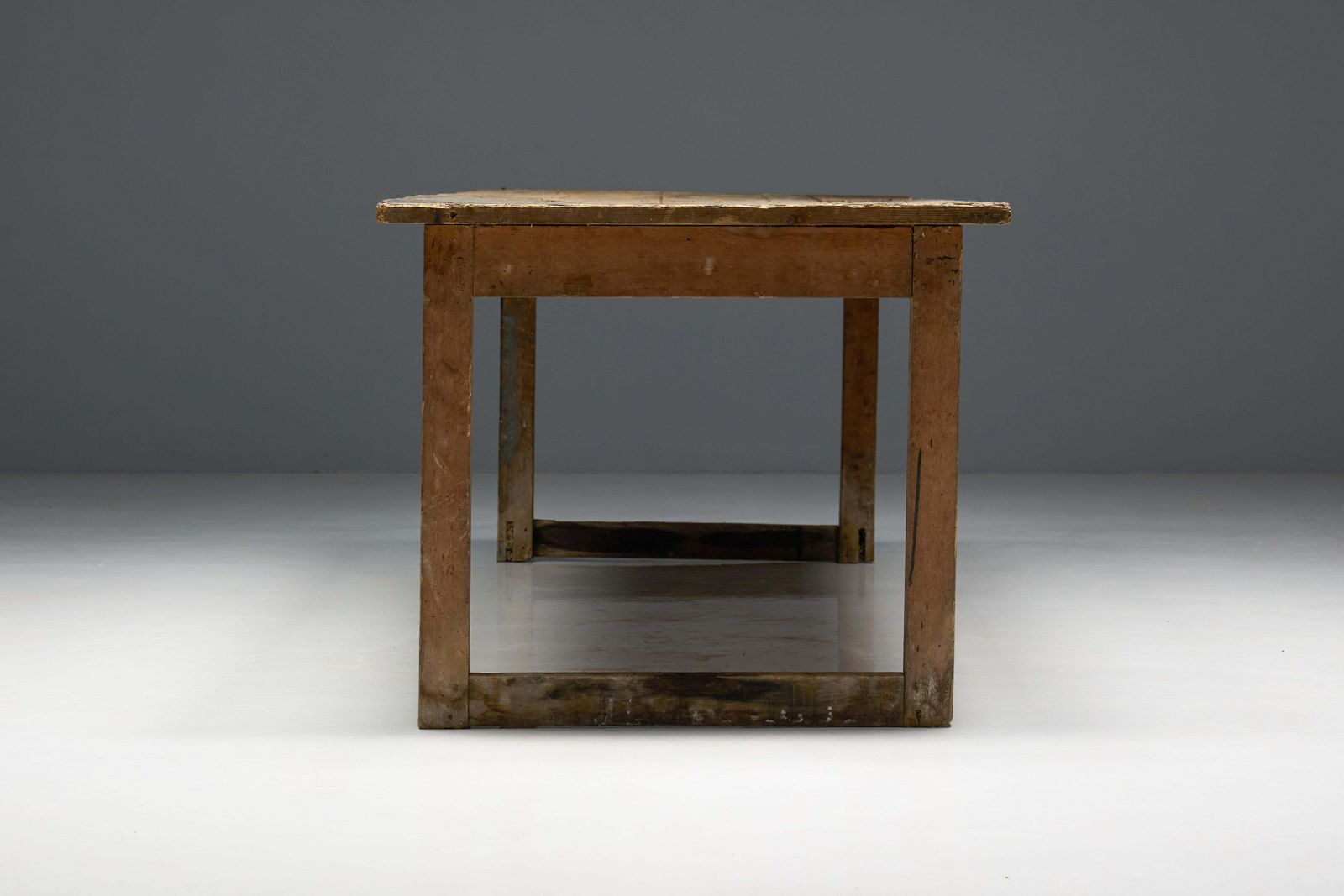 photo vinterior Primitive Rustic Dining Table, France, 1900s