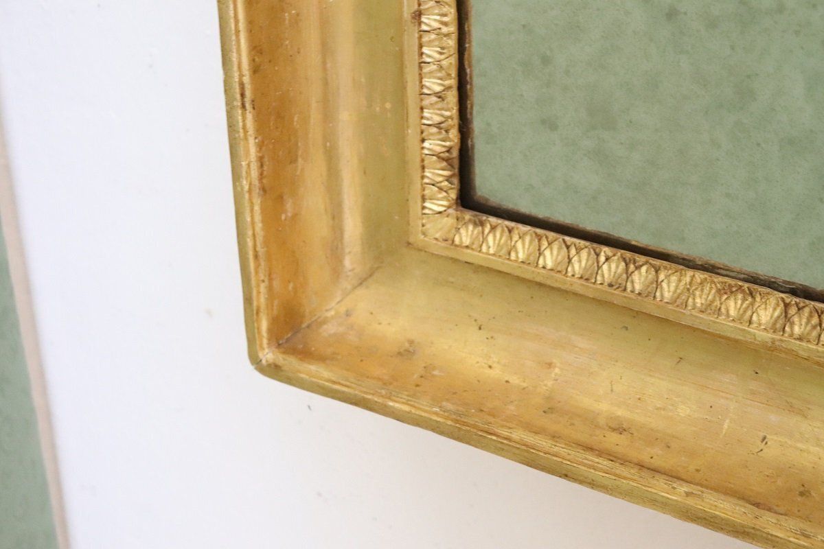 Antique Wall Mirror In Gilt Wood, 1800s photo buy
