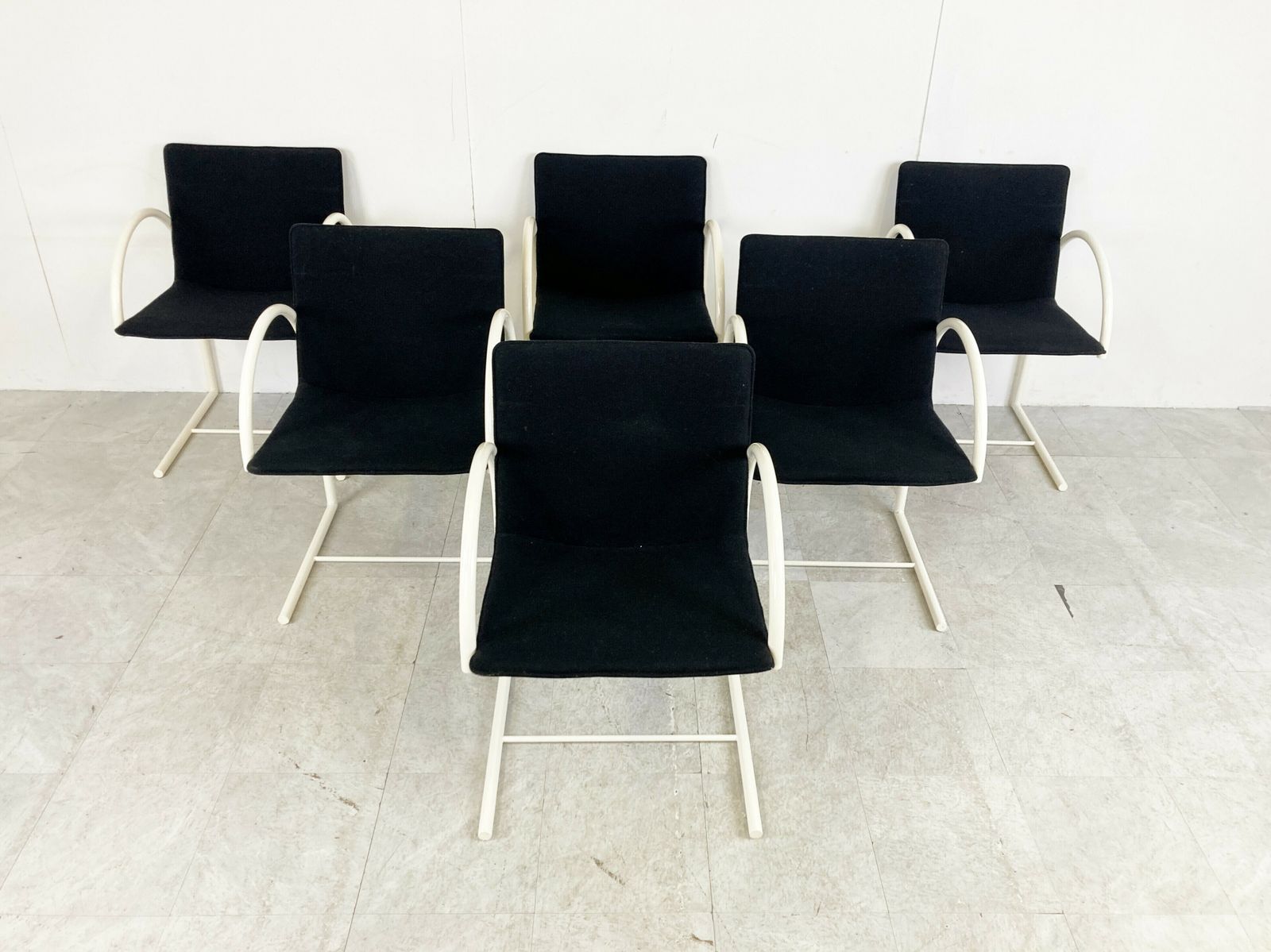 Postmodern Cirkel Dining Chairs By Metaform, 1980s, Set Of 6 photo 1700.0