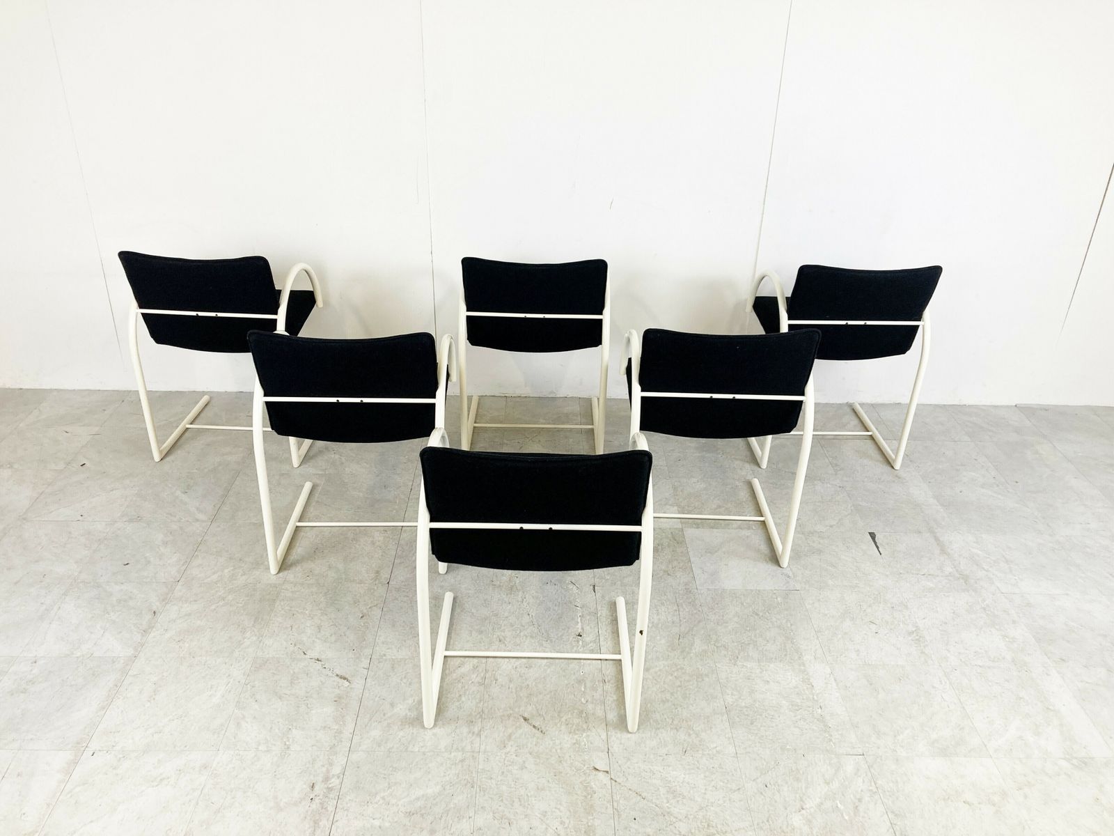 Postmodern Cirkel Dining Chairs By Metaform, 1980s, Set Of 6 photo buy