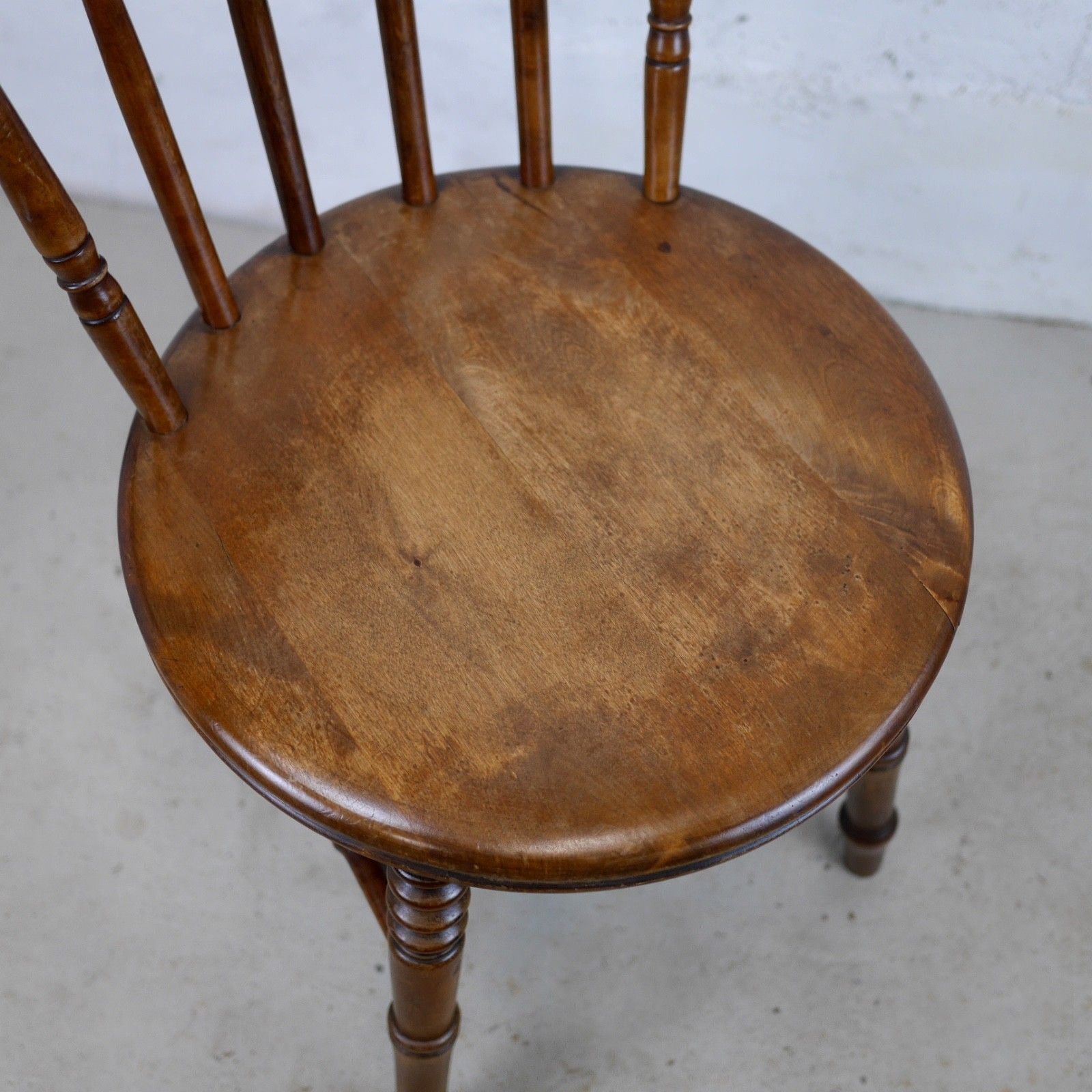 Antique Vintage Elm Stick Back Penny Chair Country House #103037 photo buy