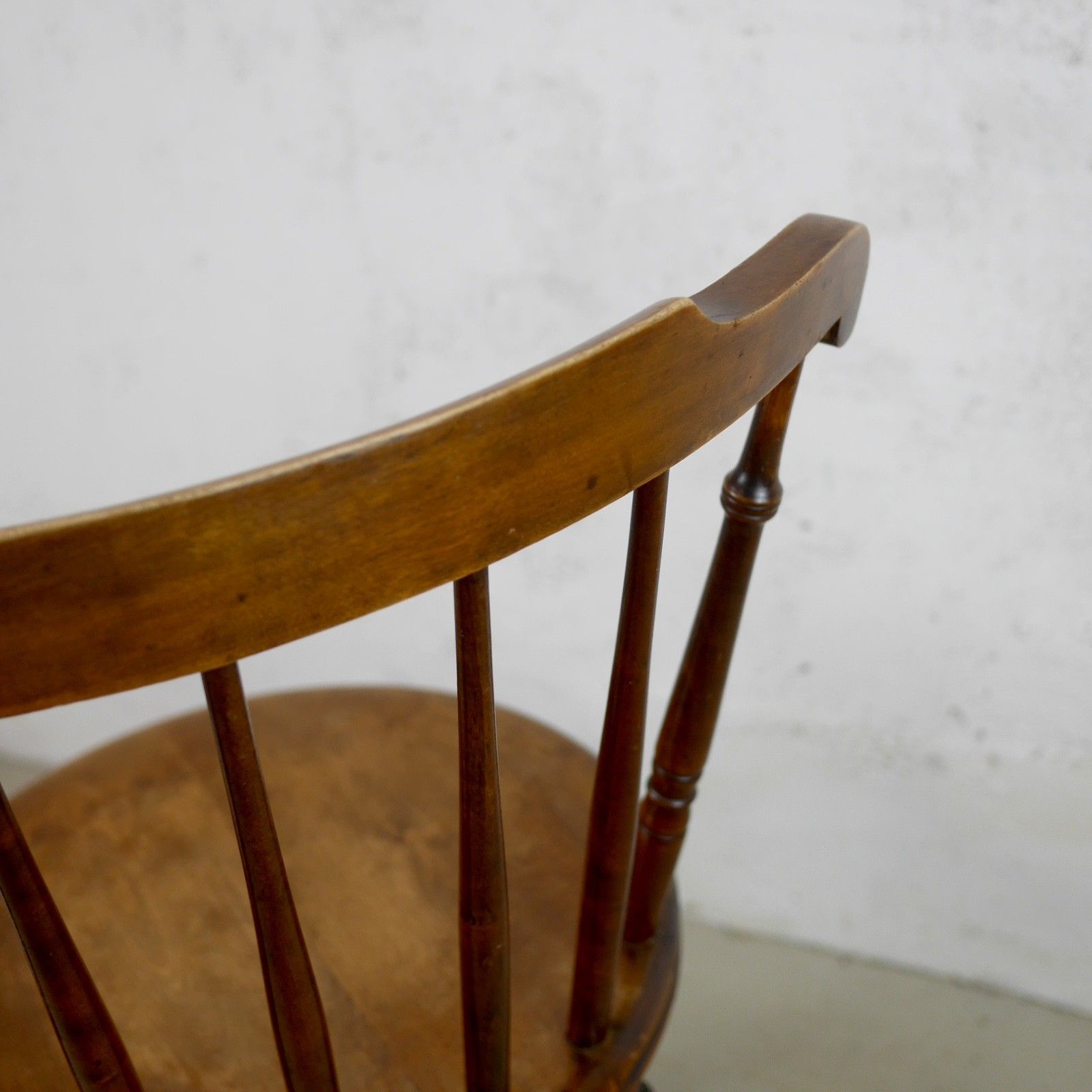 Furniture Antique Vintage Elm Stick Back Penny Chair Country House #103037 photo