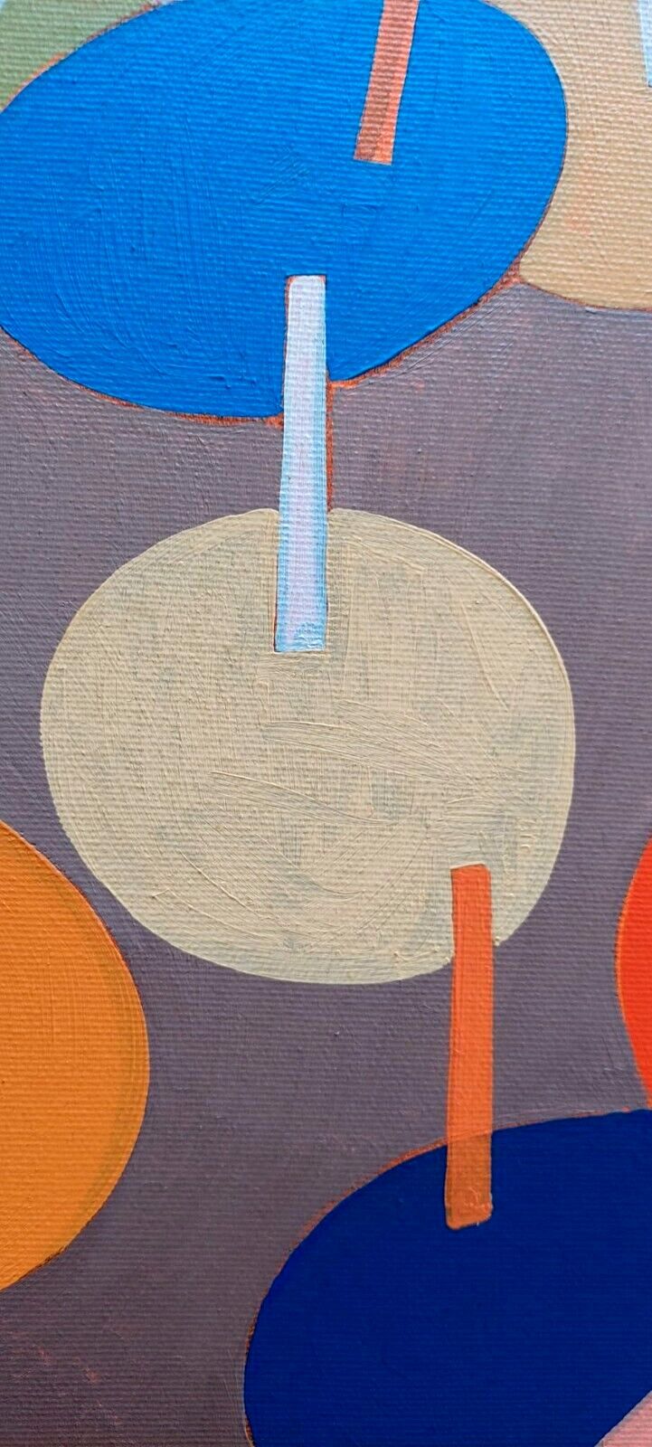 Franco Balleri 1974 Abstract Painting Oil On Canvas photo Art