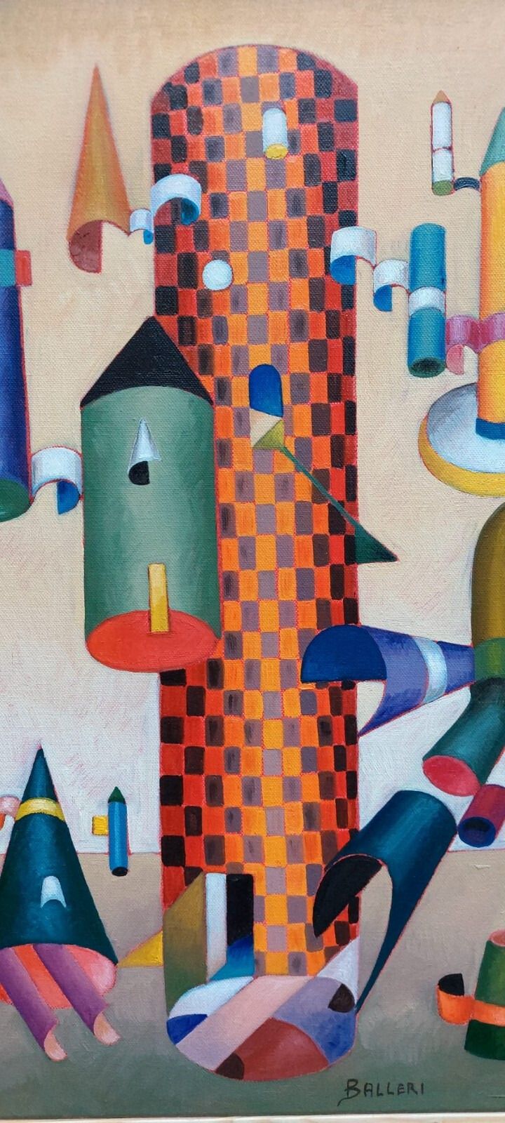 Franco Balleri 2008 Abstract Painting Oil On Canvas photo 170.0
