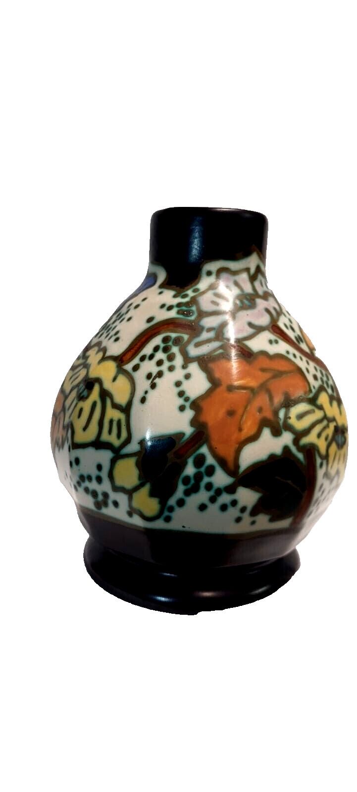 Ceramic Vase Montoise Bergen, Antoine Dubois, Belgium, Art Deco 1920 1930 photo 140.0