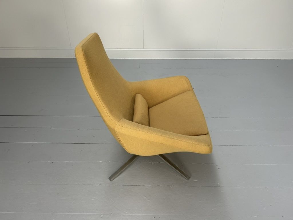 B&B Italia “Metropolitan Me100” Armchair – In Yellow Wool photo buy