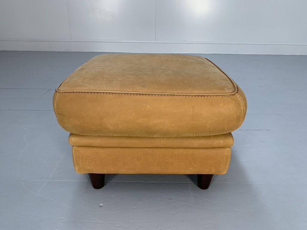 photo vinterior Baxter “Bergere” Armchair & Footstool – In Suede Leather
