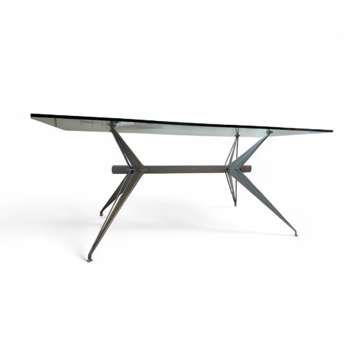 T38 Steel And Glass Dining Table By Studio Archirivolto For Fasem photo Furniture