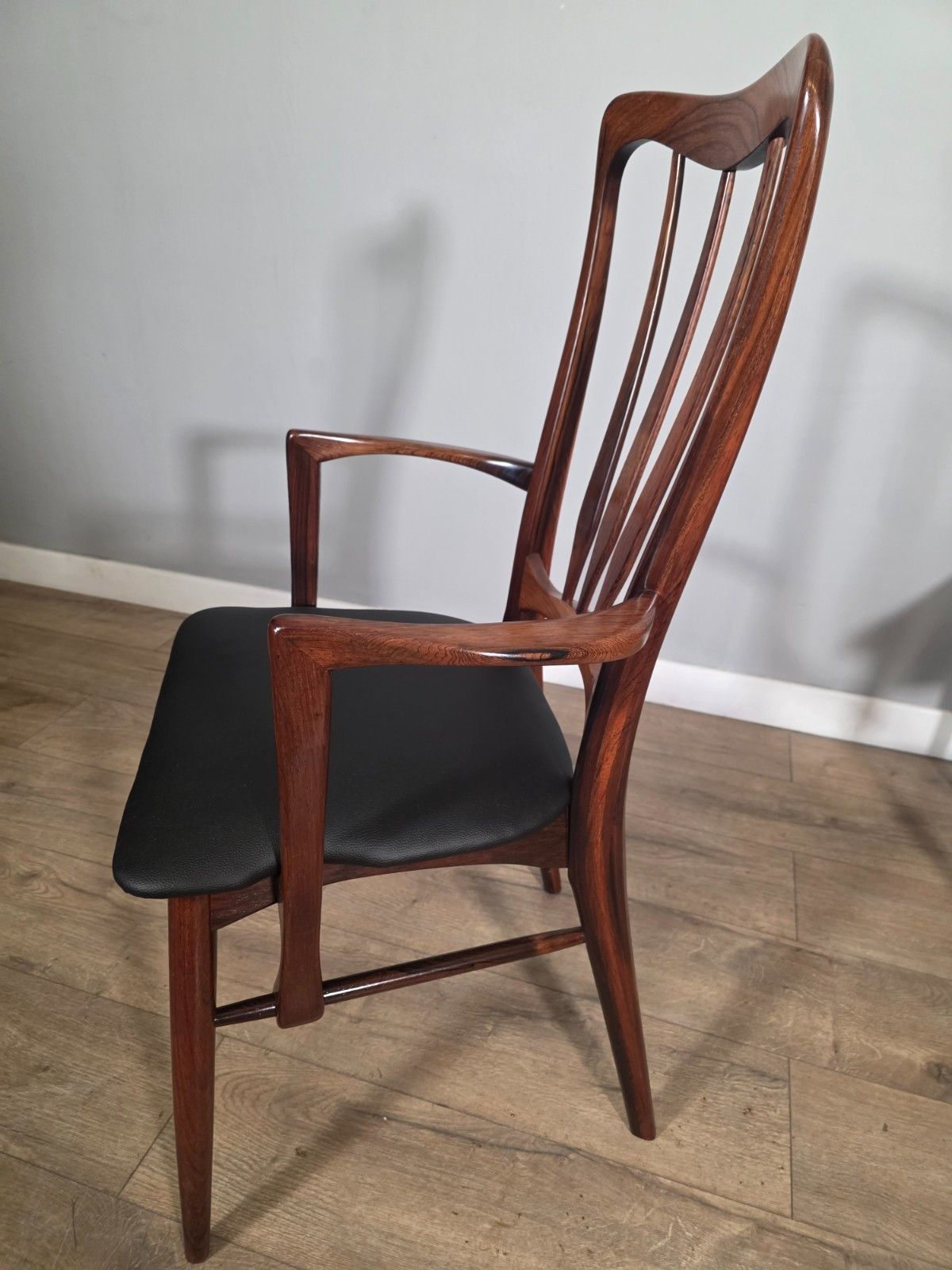 photo vinterior Set Of 6 Danish Rosewood Mid Century 1960s Dining Chairs By Niels Koefoed