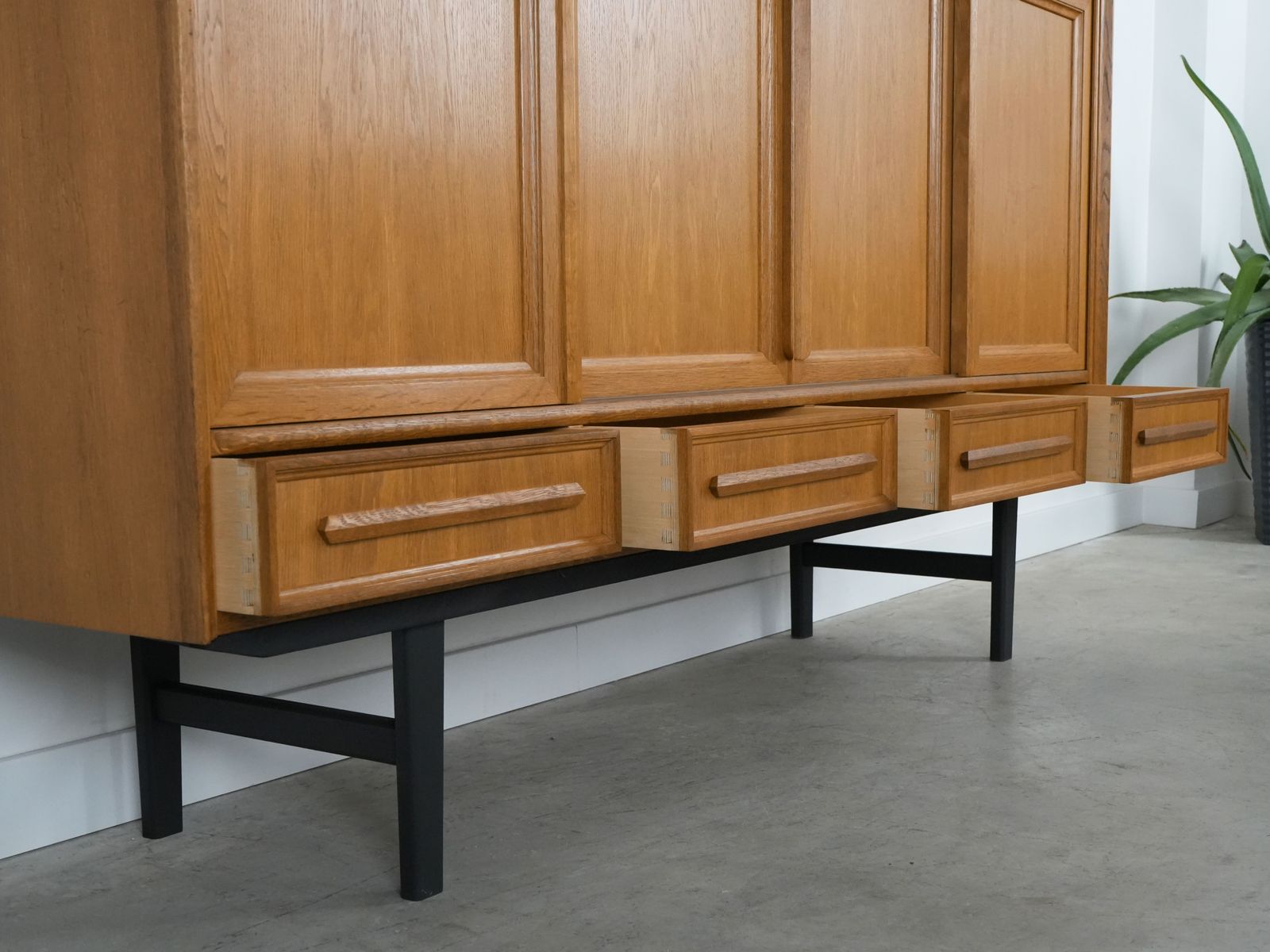 Oak Highboard Danish Design 1960s Production Denmark photo buy