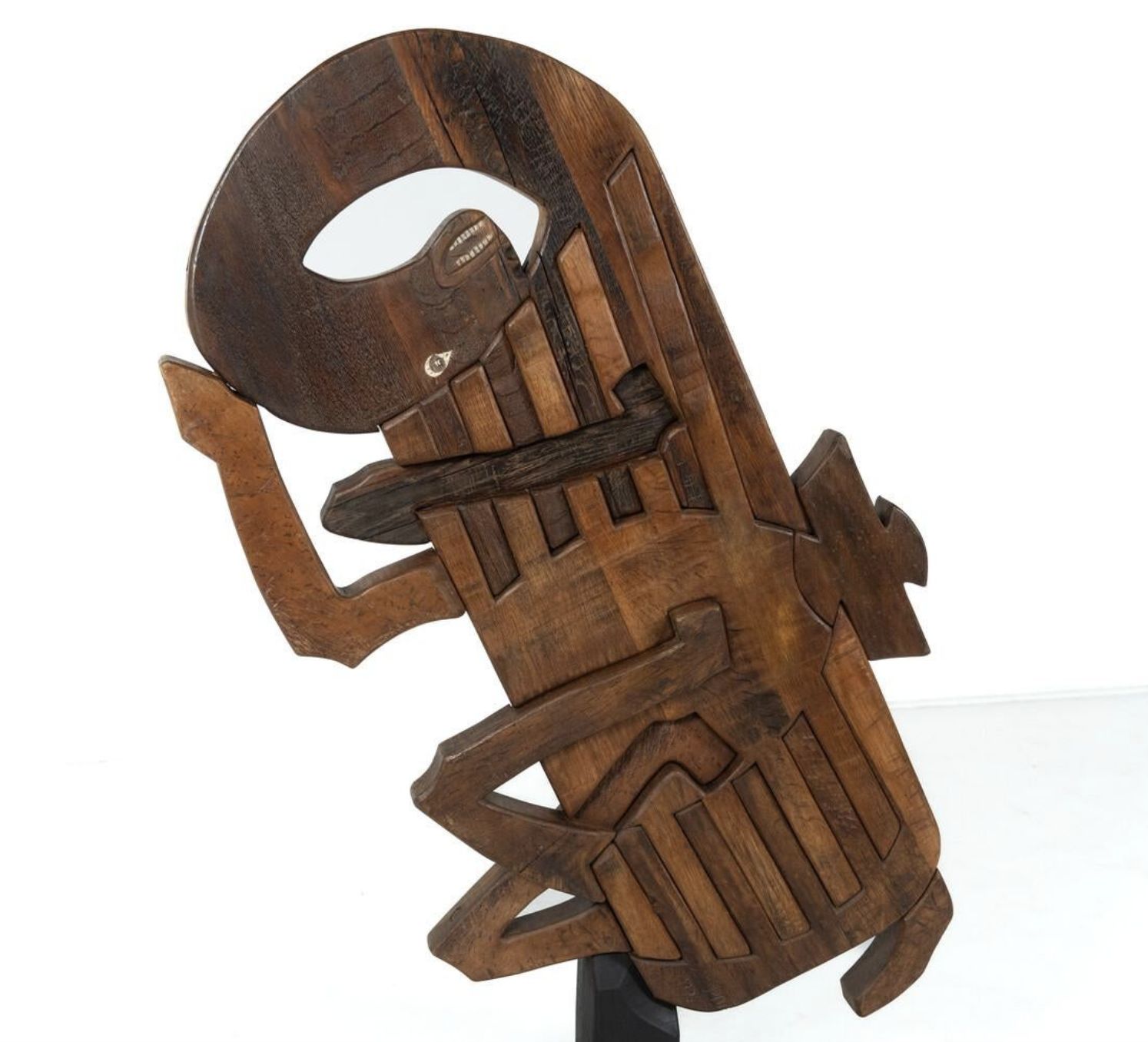 Wooden Horse Sculpture By Luciano Bertolotto, Italy, 1990s photo Art