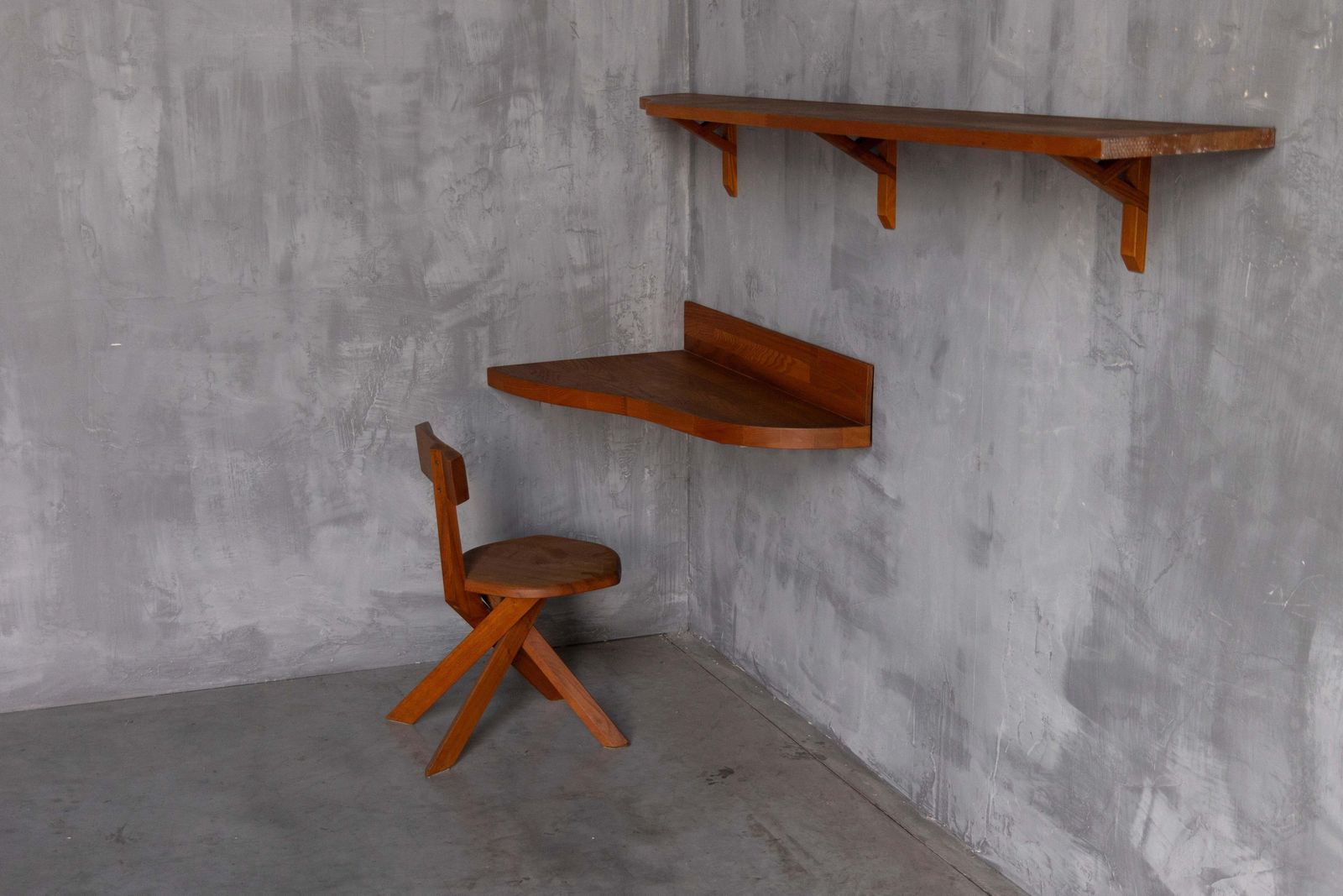 Custom Wall Console By Pierre Chapo, France, 1970s photo for sale