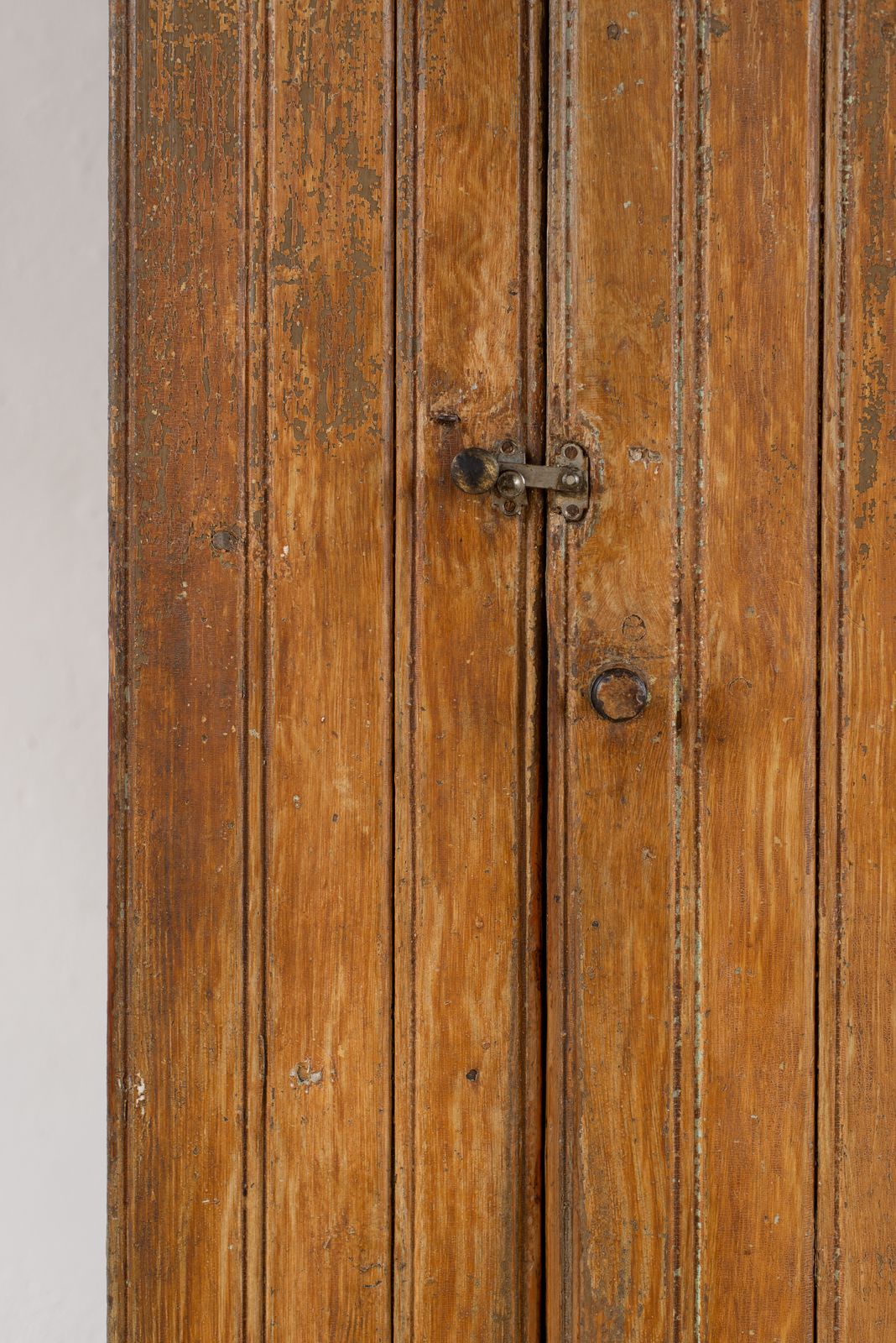 photo for sale 19th Century Butt And Bead Swedish Farmhouse Cupboard