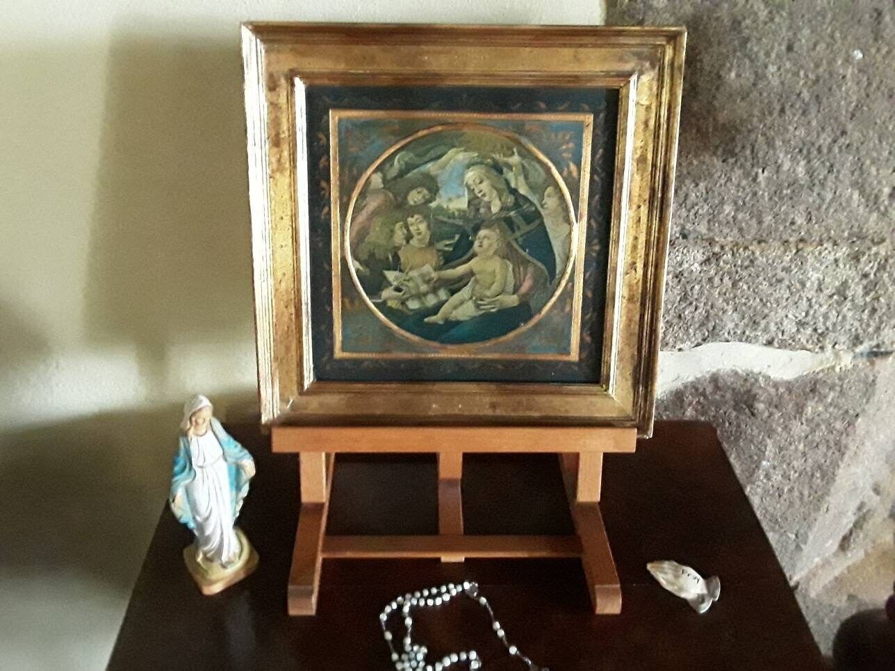 Mary Religious Print Maddona Of The Magnificat Original By Sandro Botticelli photo 68.0