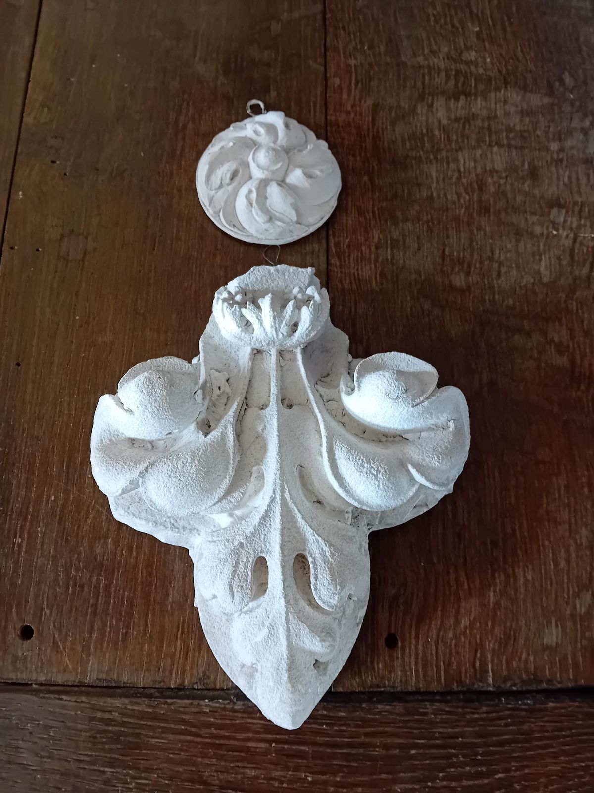 Wall Decor Fleur De Lys And Rose French Vintage Home Chic