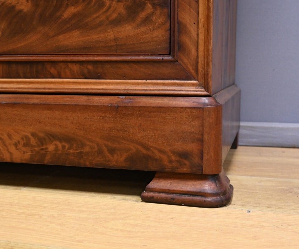 photo for sale Mahogany Chest Of Drawers, Louis Philippe Style – Late 19th Century
