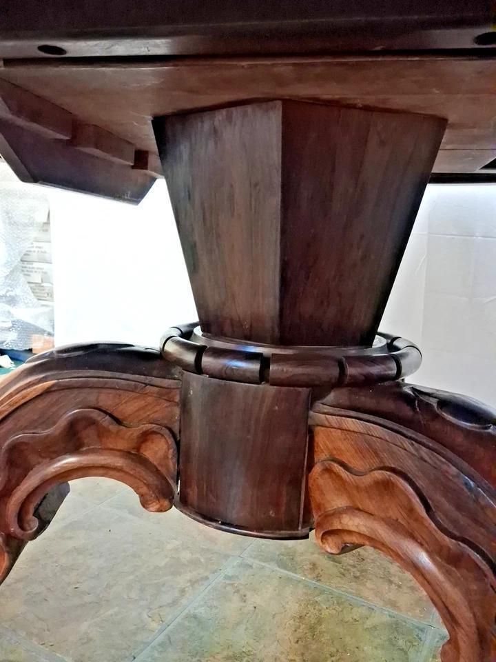 Antique William IV Rosewood Tilt Top Table Circular Top With Ogee Edge photo for sale