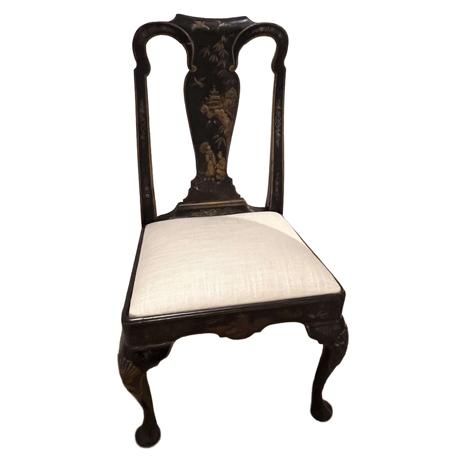 Single Chinoiserie Early 18th Century English Chair