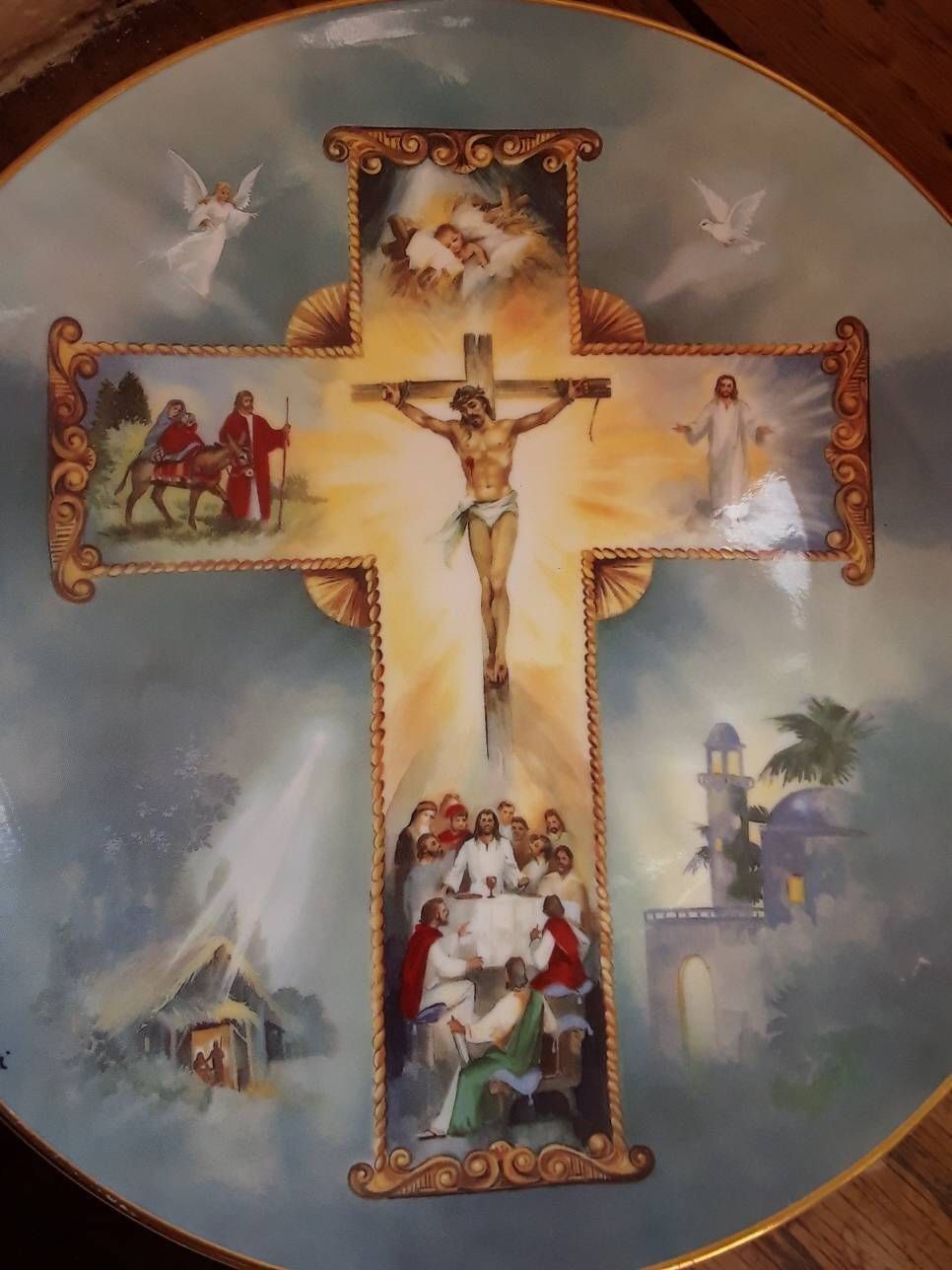 photo for sale The Life Of Christ Door Bar Zoni – Royal Doulton / Franklin Mint – Limiteerde Editie Verzamelbord