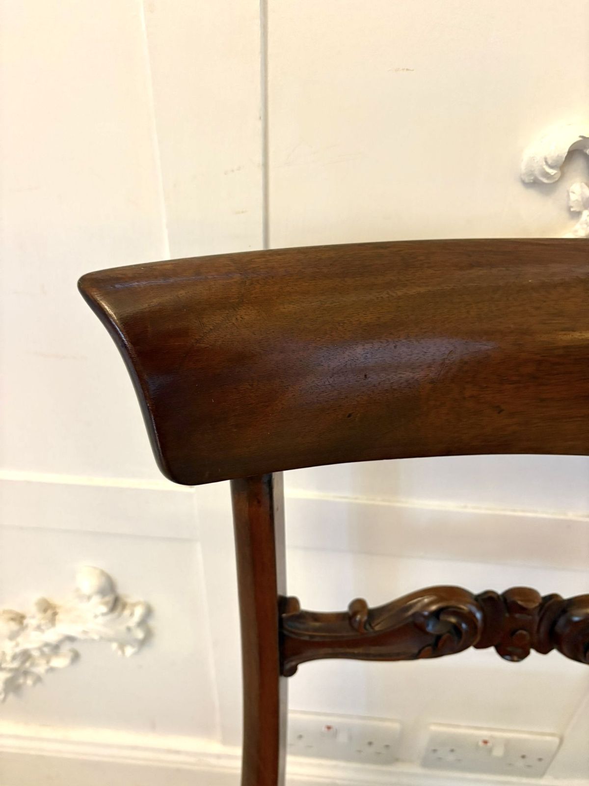 photo for sale Set Of 6 Antique William IV Quality Mahogany Dining Chairs
