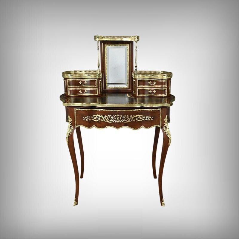 Small Mahogany Lady's Desk, Napoleon III Period – Part 2 Of The 19th Century photo furniture