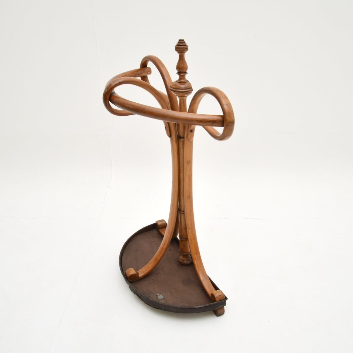 Antique Bentwood Umbrella / Stick Stand By Thonet photo vintage