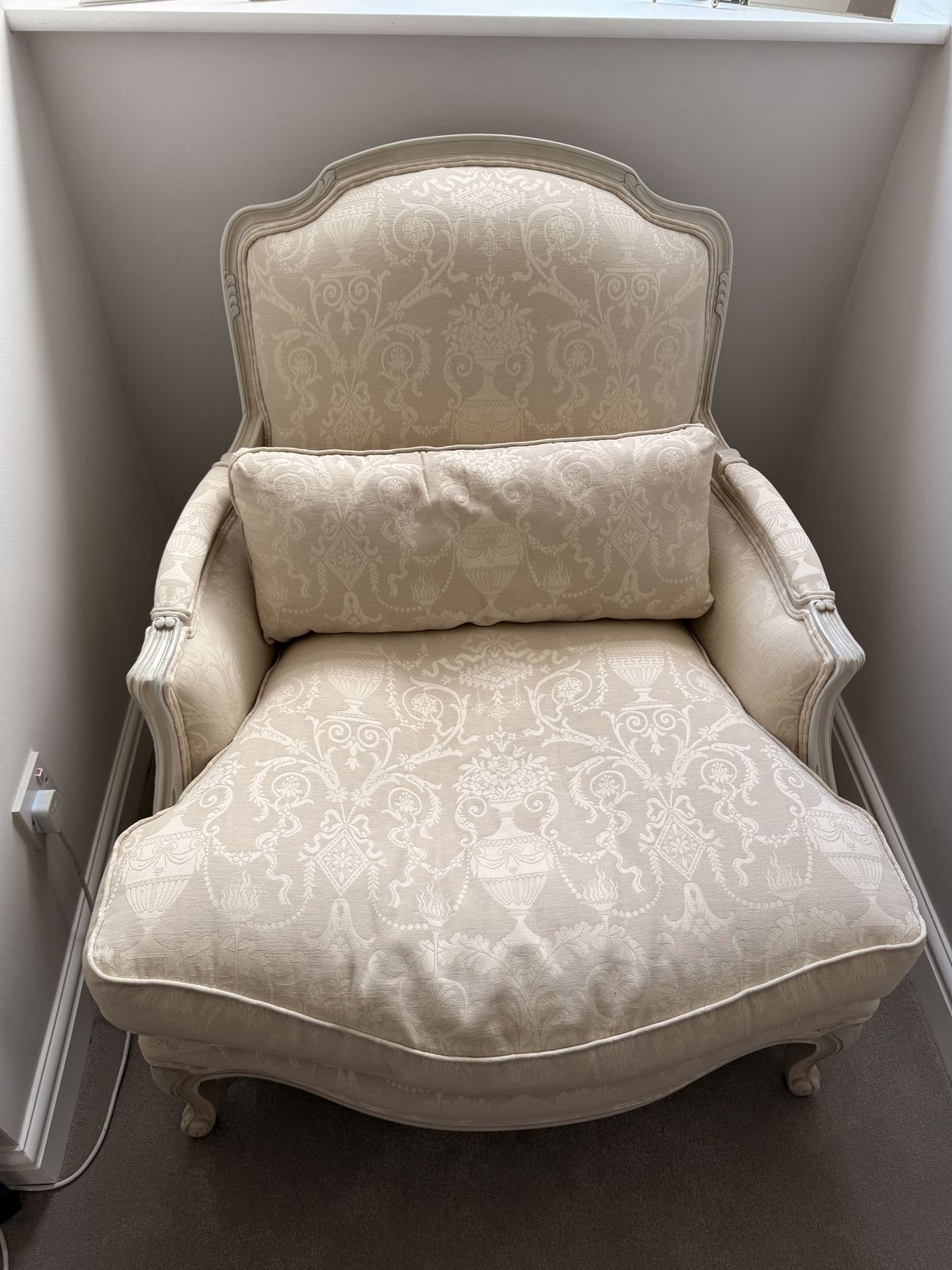 Pair Of Custom Made Accent Chairs